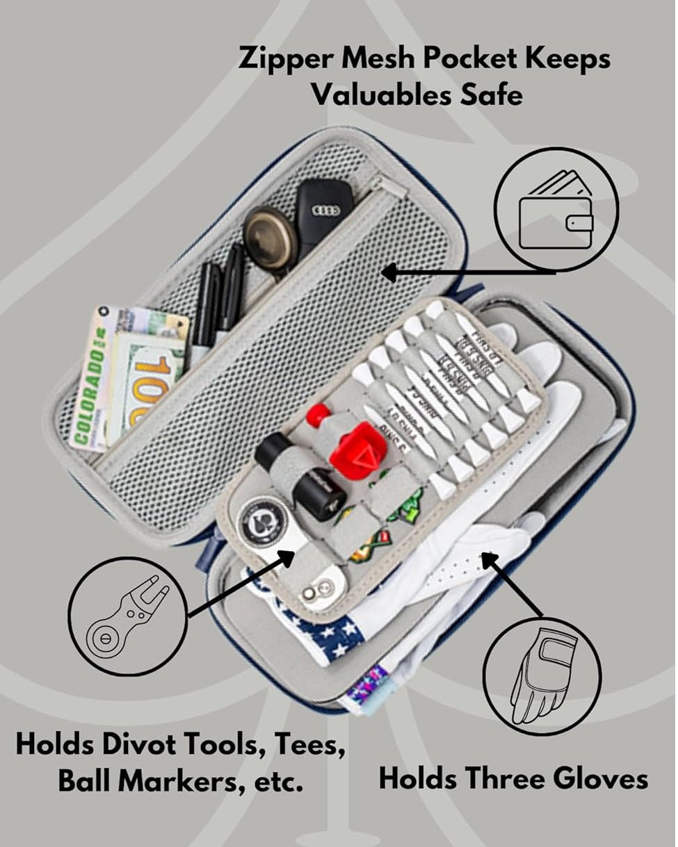 Glove & Accessory Caddie - Black - Club Rehab