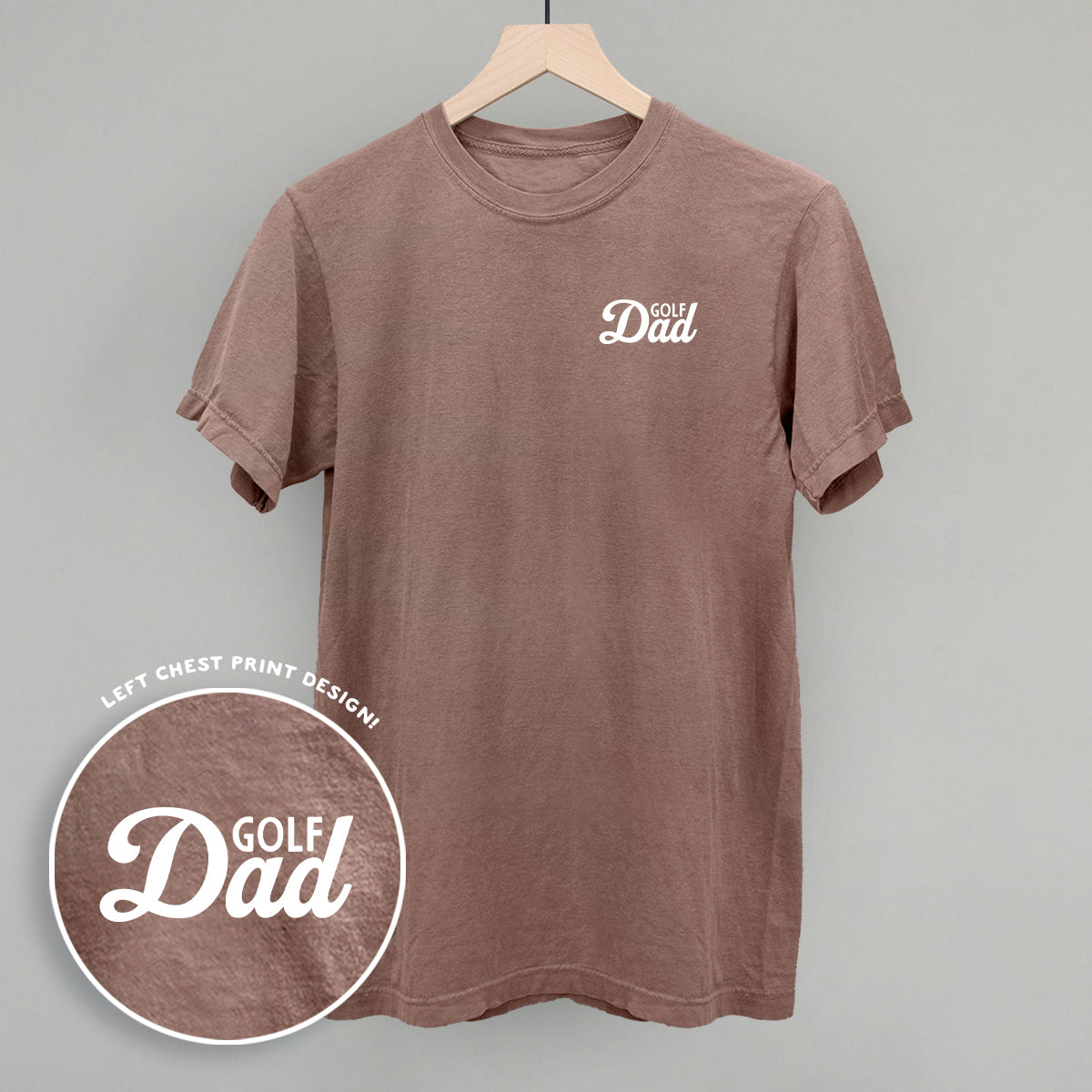 Golf Dad (White) (Left Chest), alternate product view 6