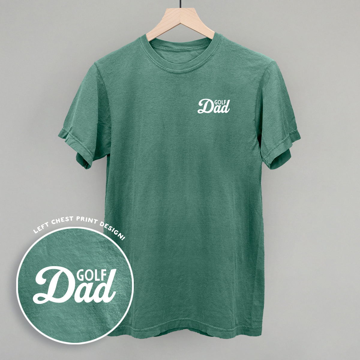 Golf Dad (White) (Left Chest), alternate product view 7