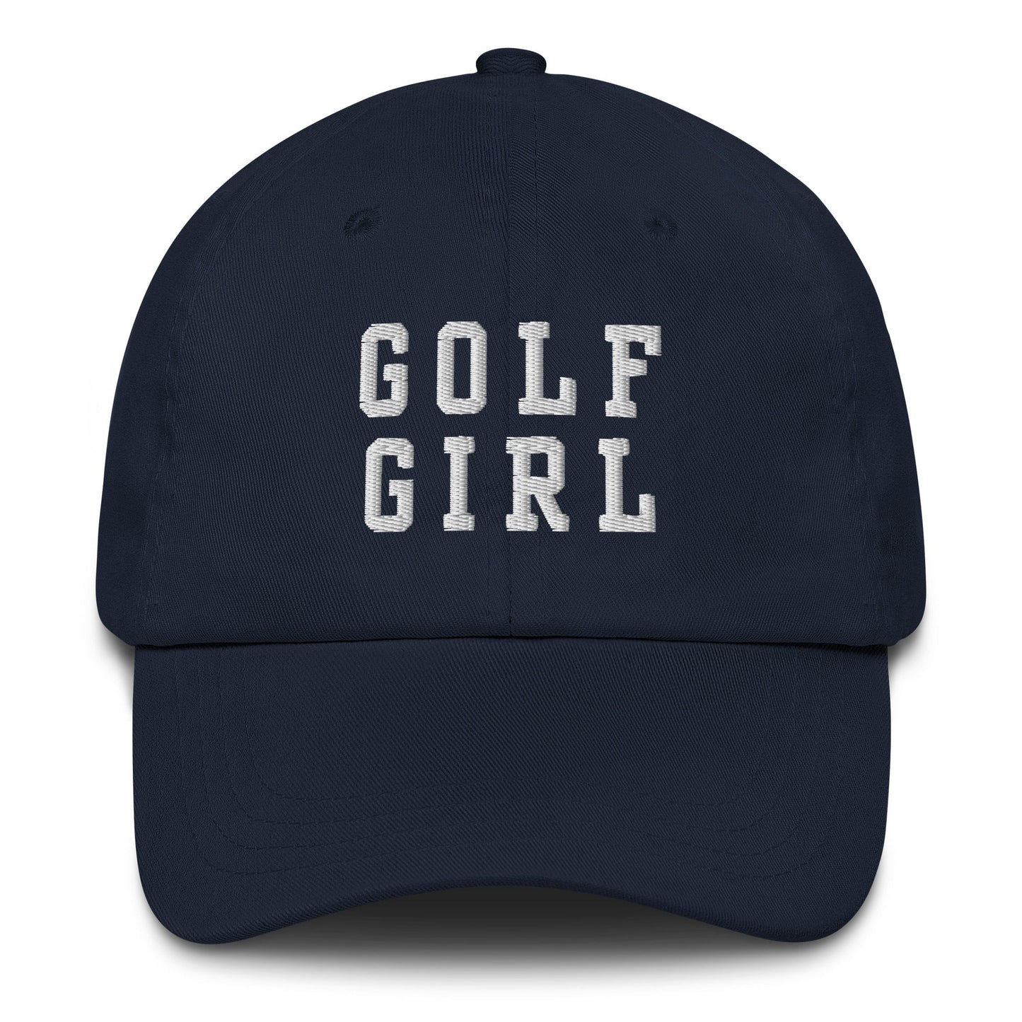 GOLF GIRL Embroidered Dad Hat - Navy - Club Rehab