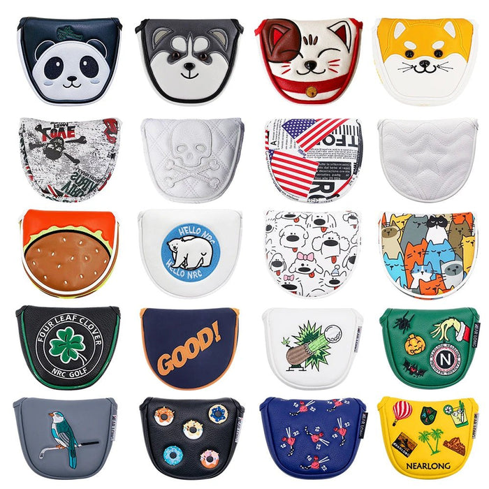 Golf Mallet Putter Covers Magnetic - Hamburger - Club Rehab