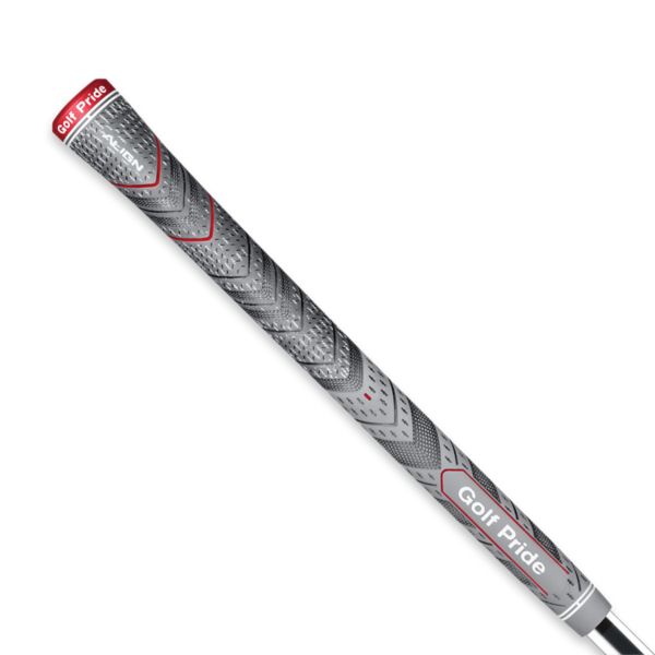 Golf Pride MCC Plus4 ALIGN Golf Grips - Midsize / Black/Gray