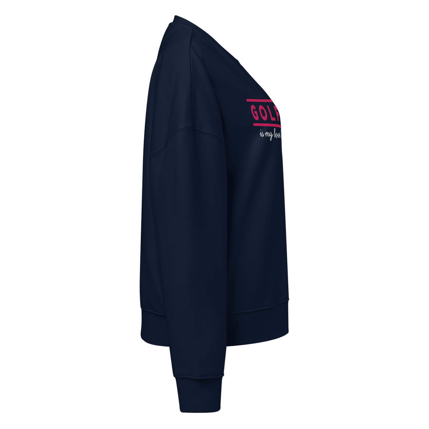 Golfing Is My Love Language Women's Sweatshirt - French Navy S - Club Rehab