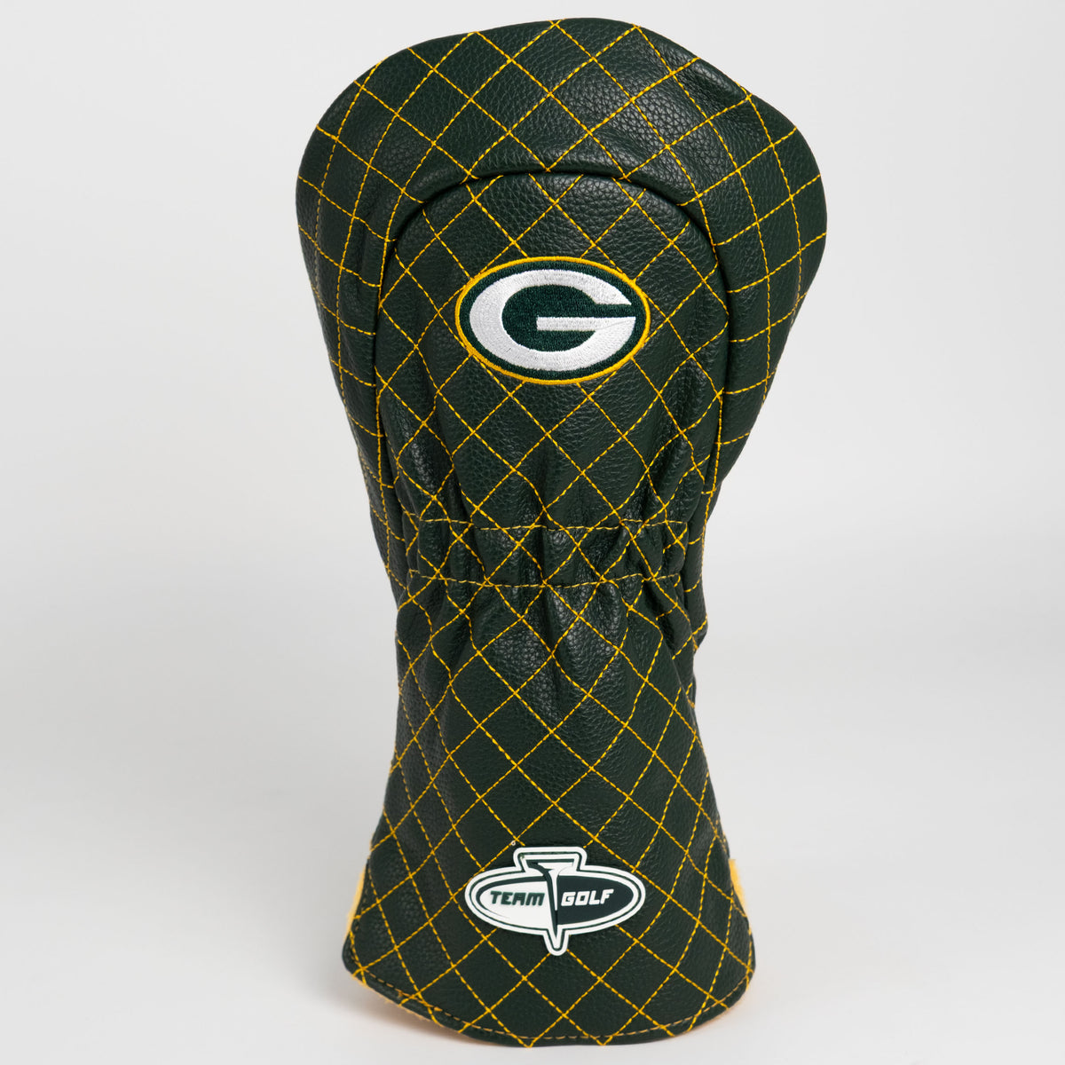 Green Bay Packers Solid Driver quilted headcover, back view