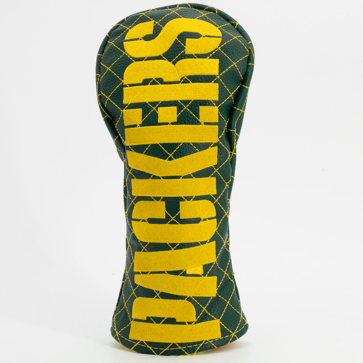 Green Bay Packers Solid Fairway quilted headcover, front view
