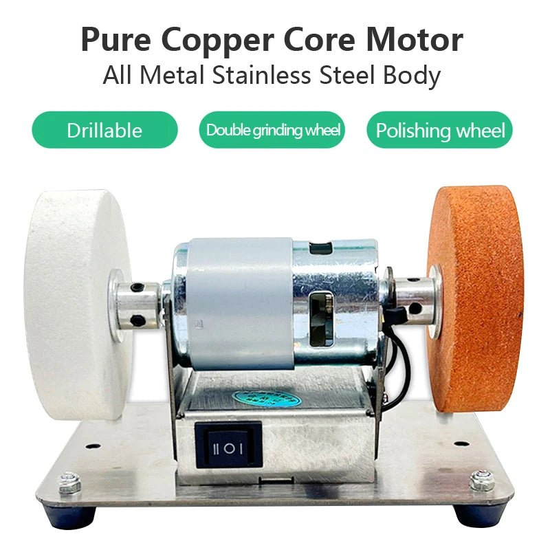 GrindMaster Mini 100W Table Grinder, alternate product view 3