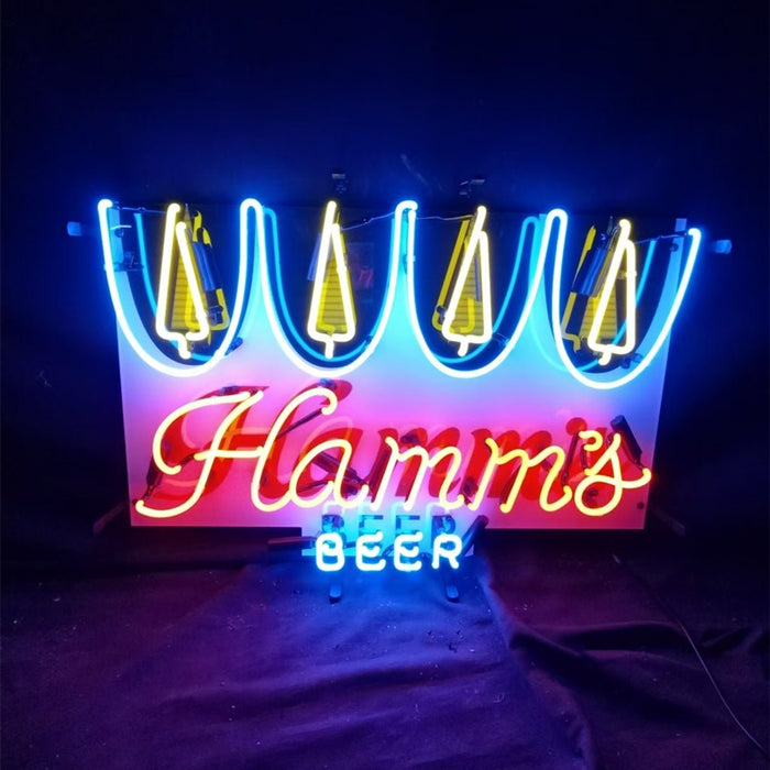 Hamm's Beer Logo Neon Signs - Club Rehab