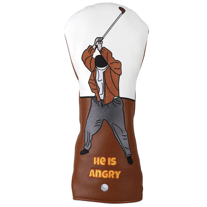He Is Angry Fairway Wood Headcover (Happy Gilmore Inspired) - Club Rehab