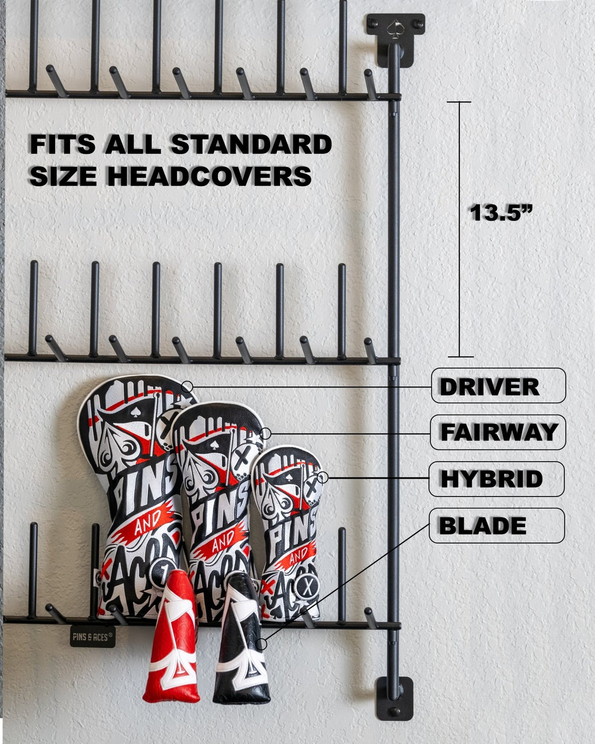 Headcover Rack - Club Rehab