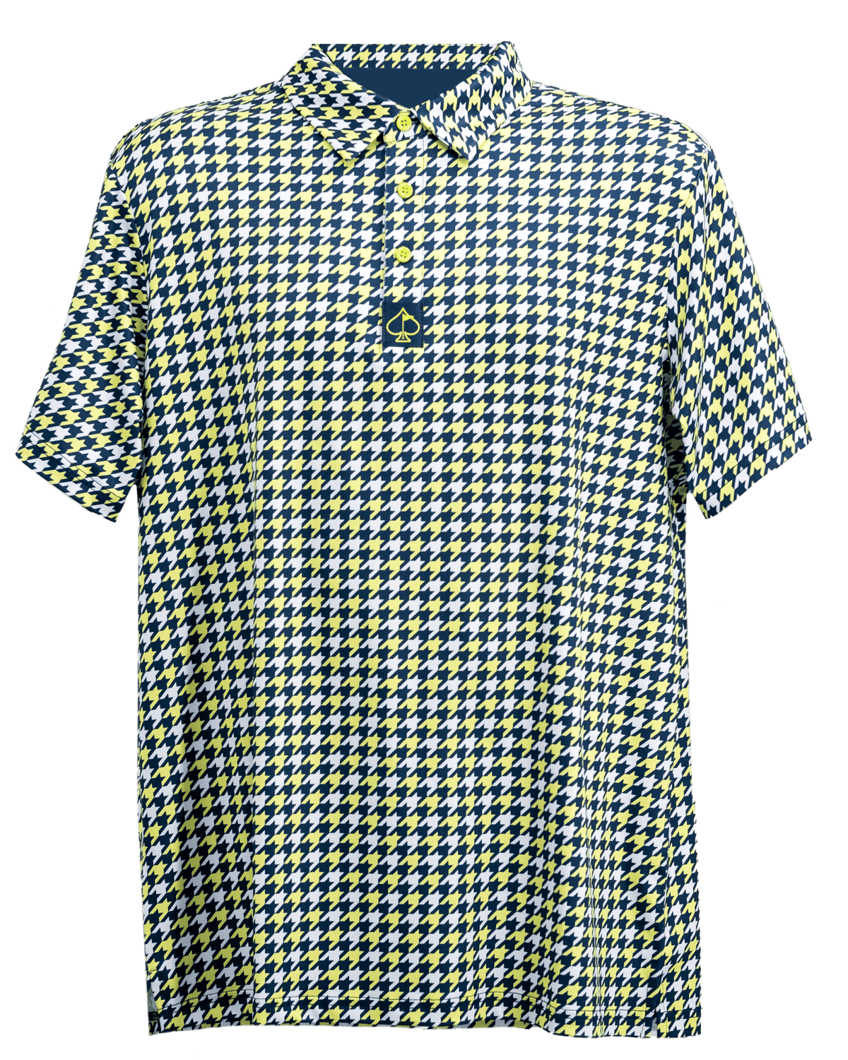 Houndstooth Lime - S - Club Rehab