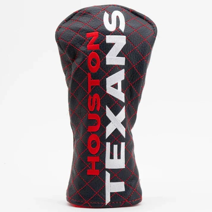 Houston Texans Quilted Headcovers – Battle Red Collection - Fairway Solid - Club Rehab
