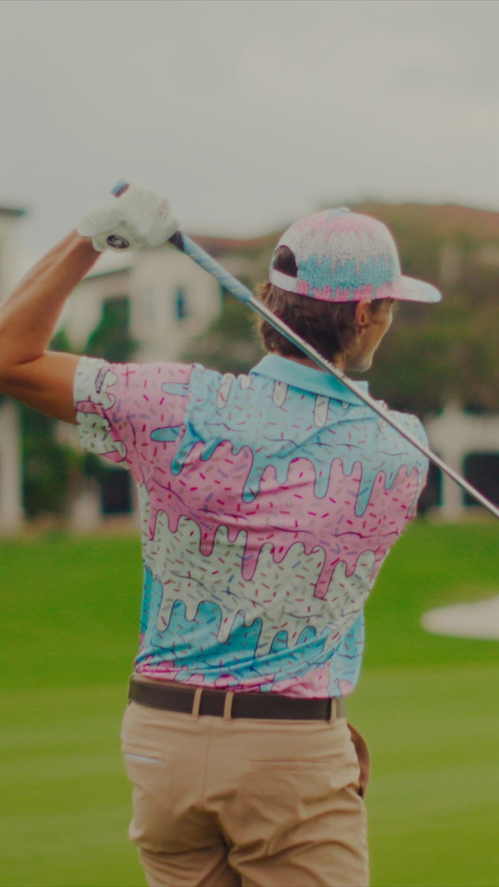 Ice Cream Drip Polo - Small - Club Rehab