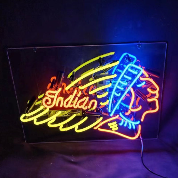 Indian Motorcycle Neon Signs Light - Club Rehab