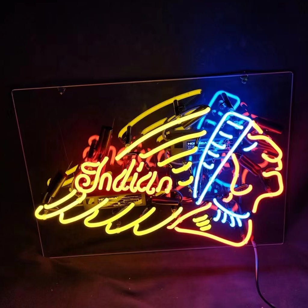 Indian Motorcycle Neon Signs Light - Club Rehab