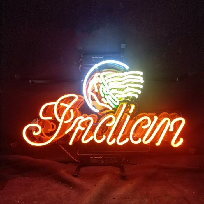Indians Motorcycle Neon Signs - Club Rehab