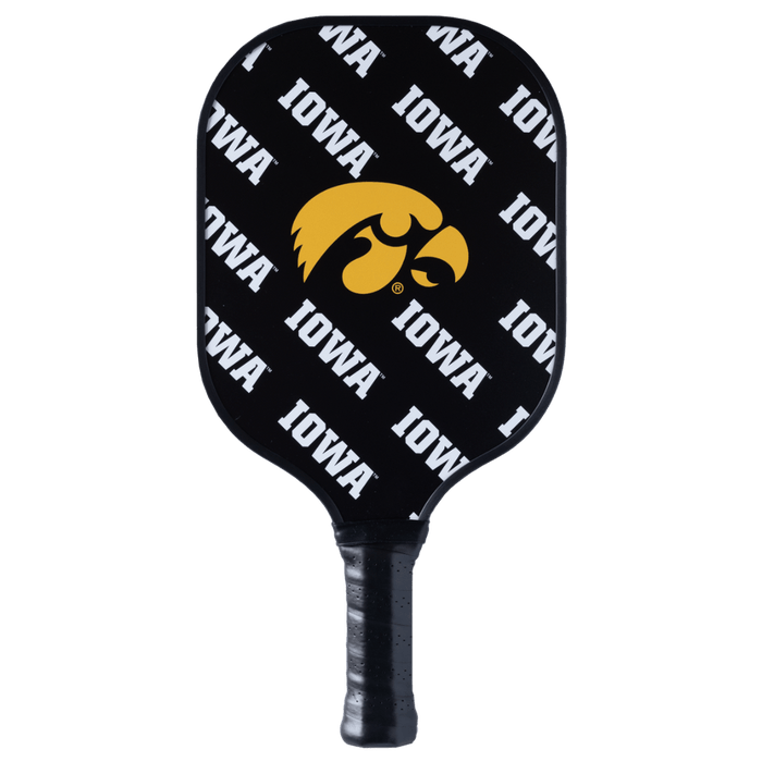 Iowa Hawkeyes Pickleball Paddle | Carbon Fiber Face | 12mm Core - Club Rehab