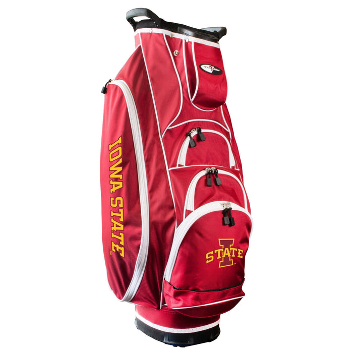Iowa State Albatross golf cart bag in Dark Red