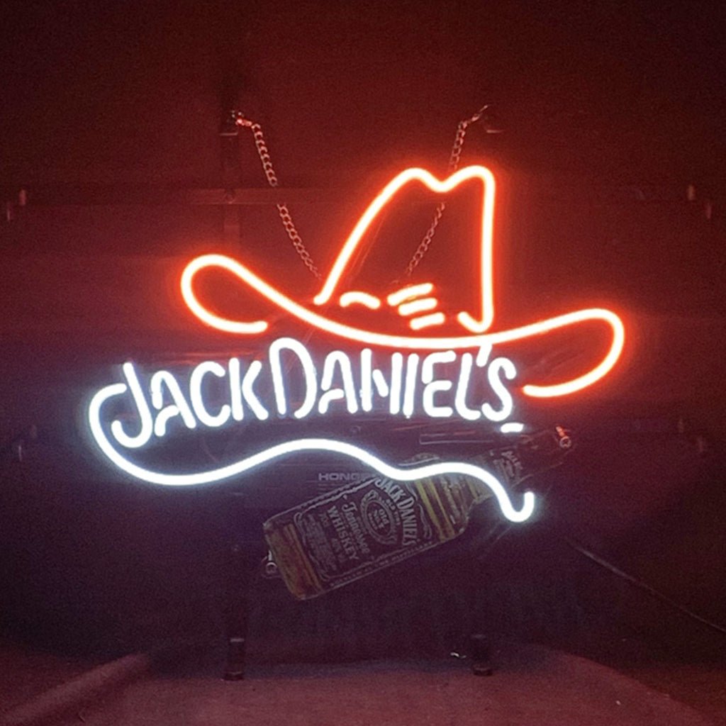 Jack Daniel's Bottle Neon Signs - Club Rehab