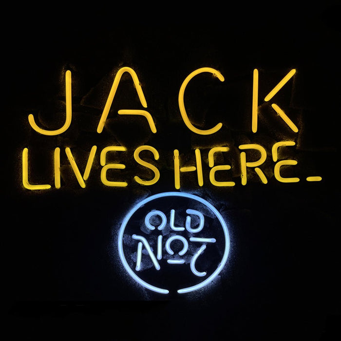 Jack Live Here Old No.7 Whiskey Neon Signs Light - Club Rehab