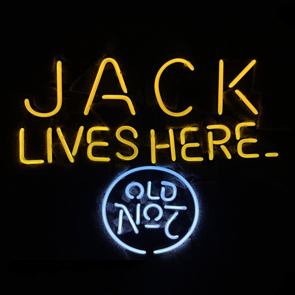 Jack Live Here Old No.7 Whiskey Neon Signs Light - Club Rehab