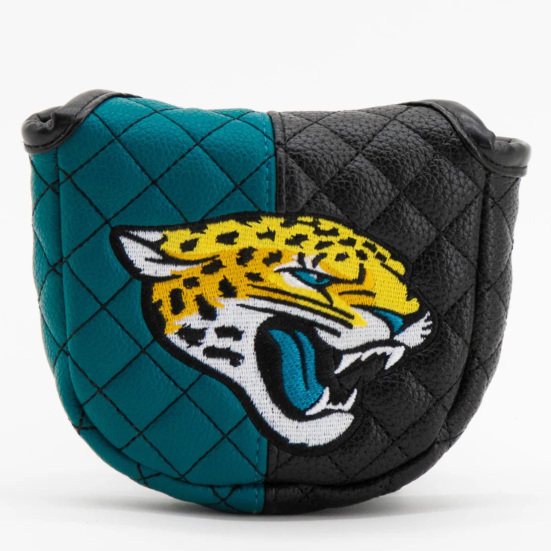 Jacksonville Jaguars Quilted Headcovers – Duuuval Collection - Mallet Putter Split - Club Rehab