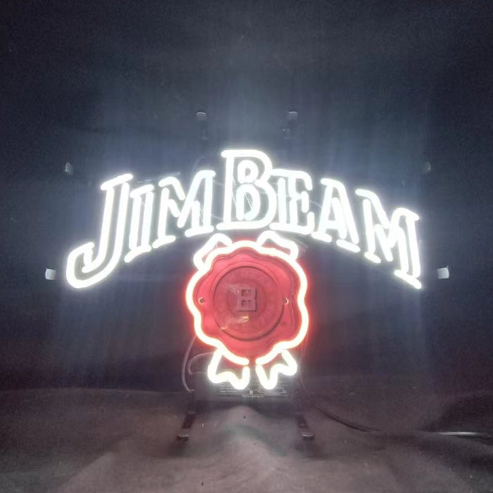Jim Beam Whiskey Neon Light Sign - Club Rehab