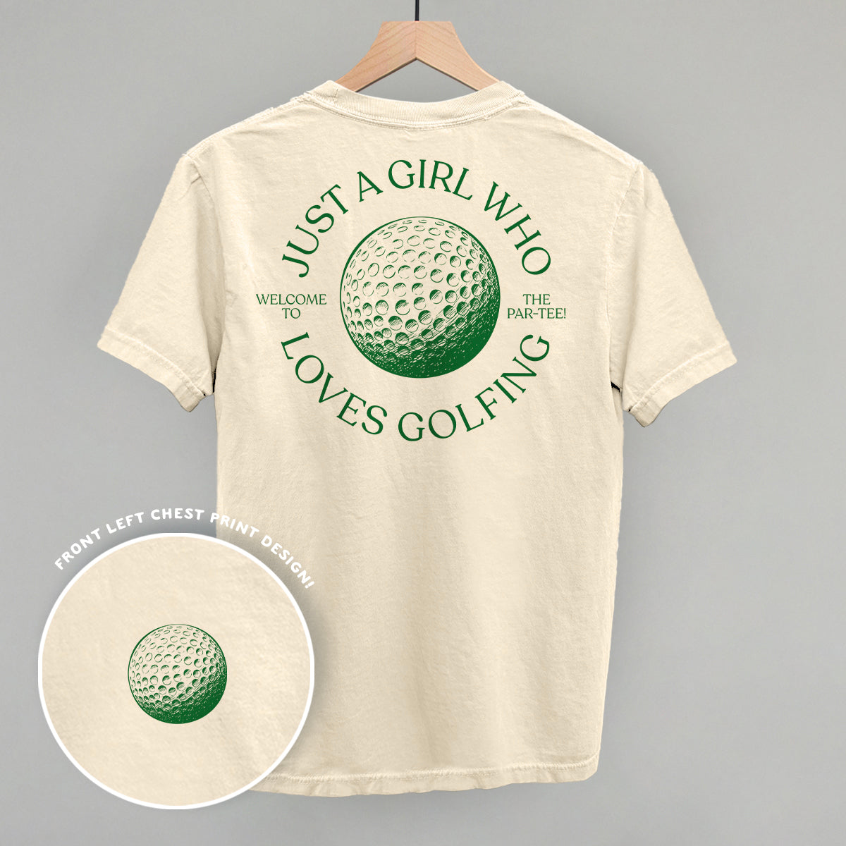 Just A Girl Who Loves Golfing (Back Print), alternate product view 4