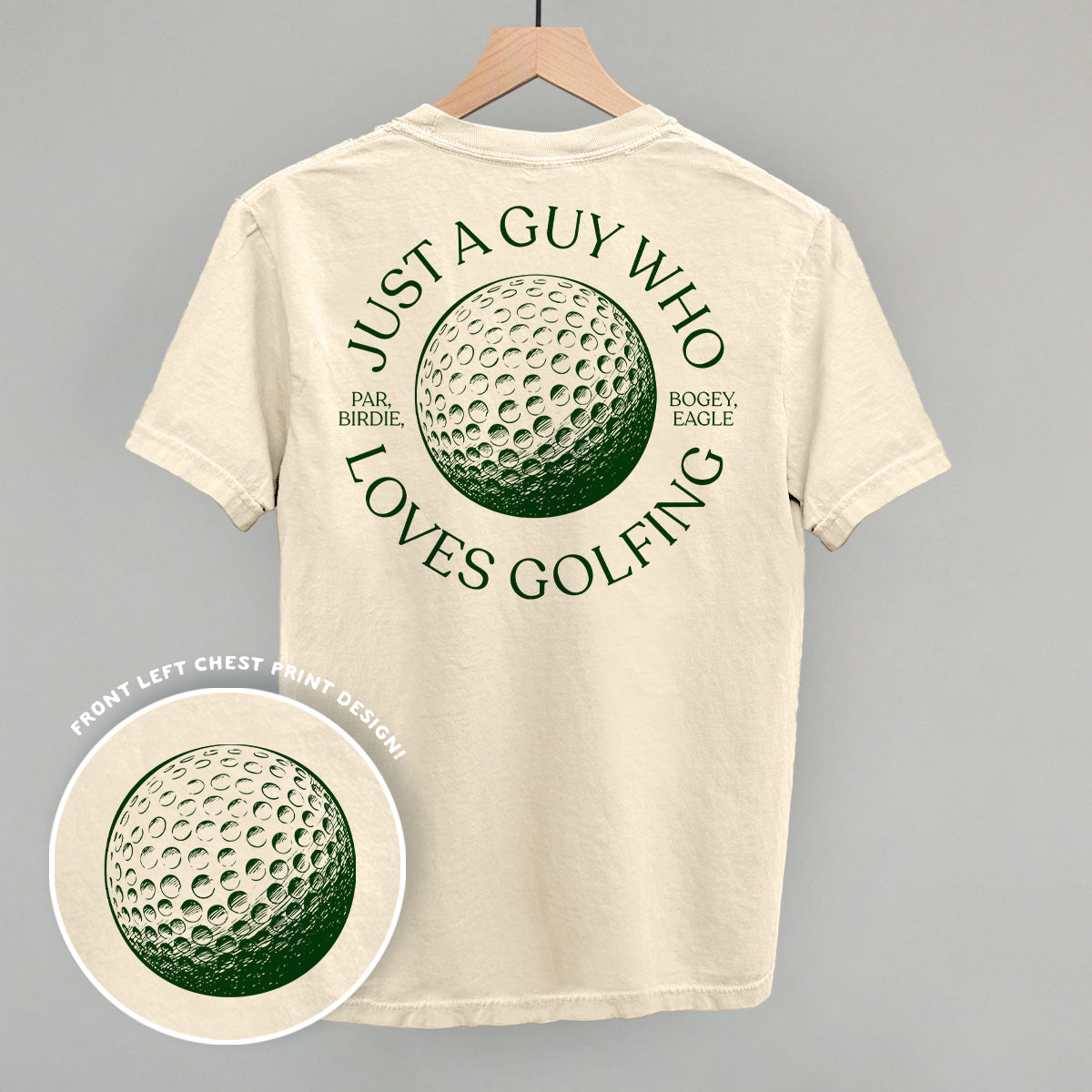 Just A Guy Who Loves Golfing (Back Print), alternate product view 3