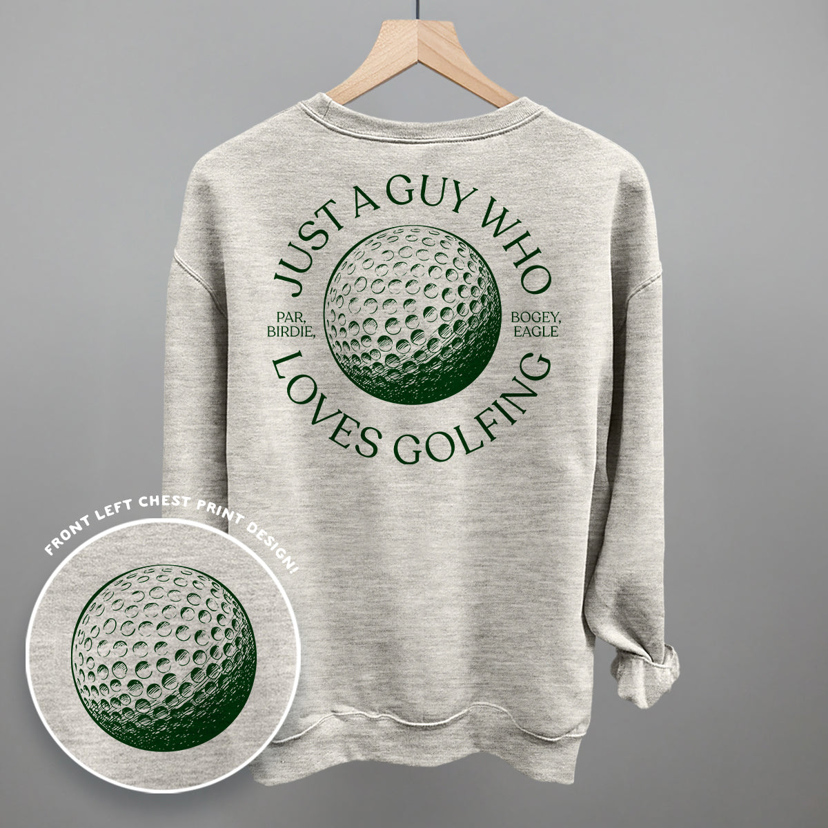 Just A Guy Who Loves Golfing (Back Print), alternate product view 4