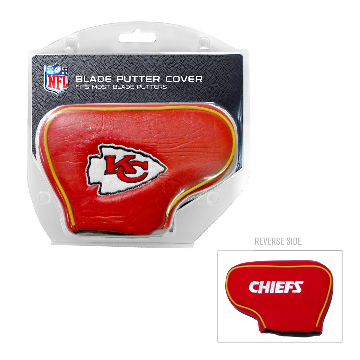 Kansas City Chiefs Vintage Embroidered Blade Putter Headcover