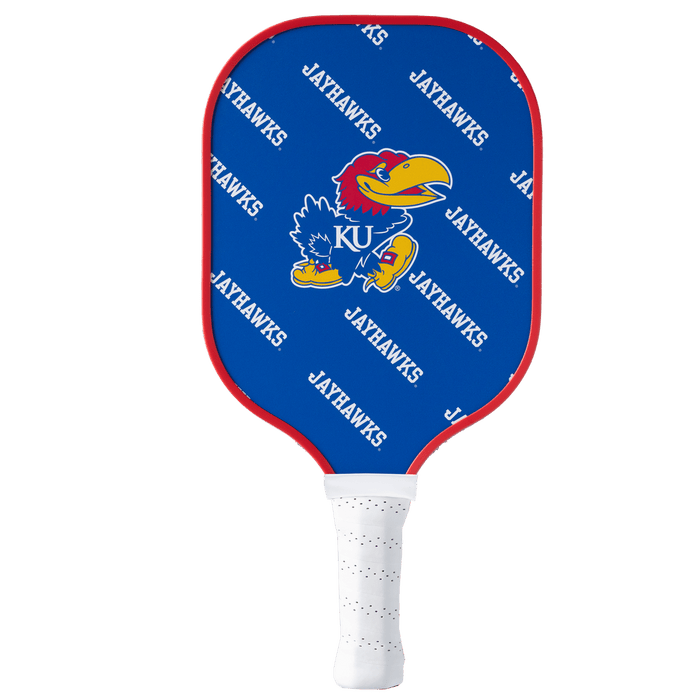 Kansas Jayhawks Pickleball Paddle | Carbon Fiber Face | 12mm Core - Club Rehab