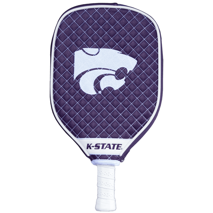 Kansas State Wildcats Quilted Pickleball Paddle Cover
