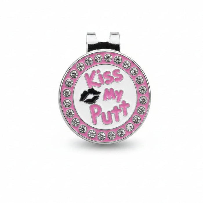 Kiss My Putt Magnetic Golf Ball Marker - Club Rehab