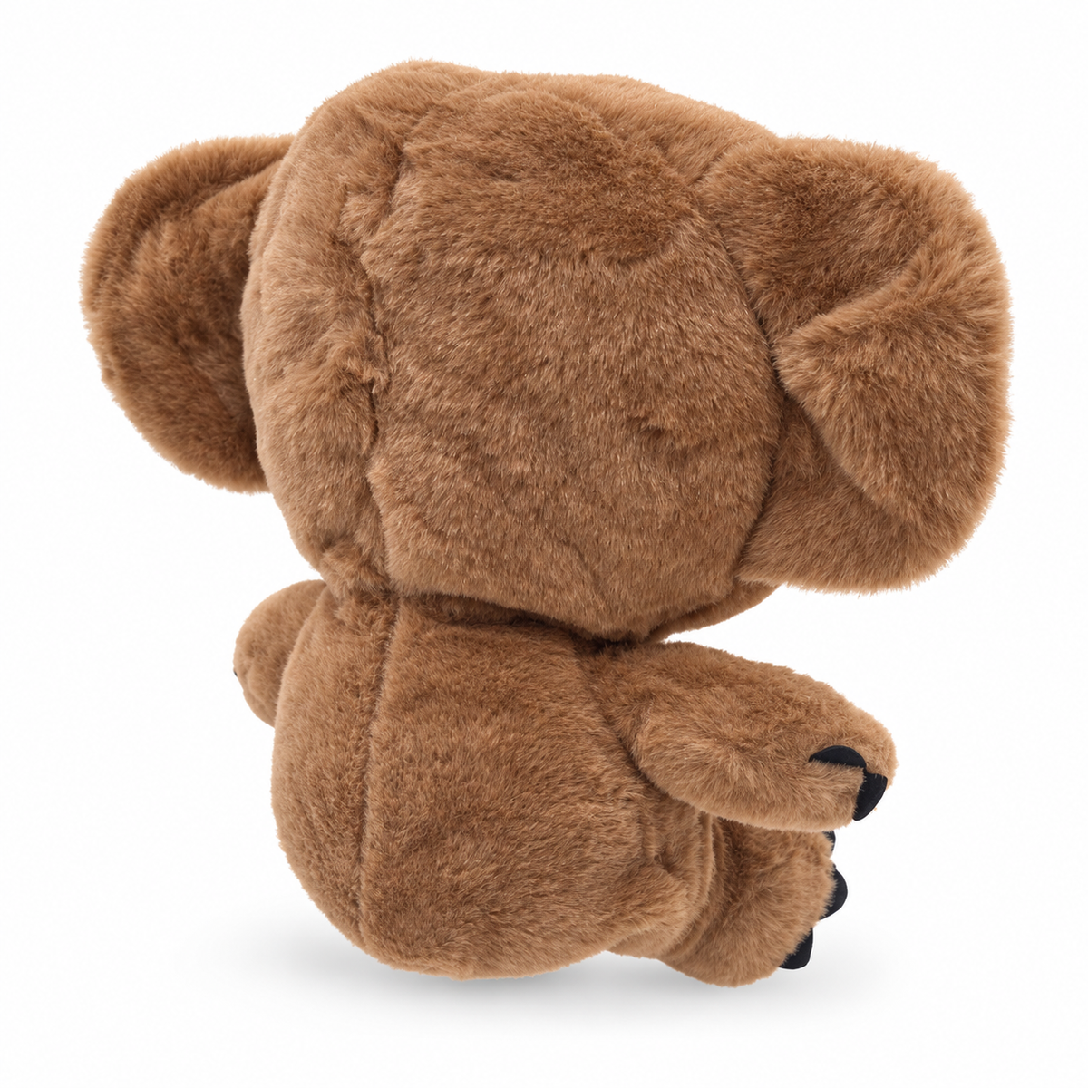 Back view of brown plush Koala-Tee Time driver headcover