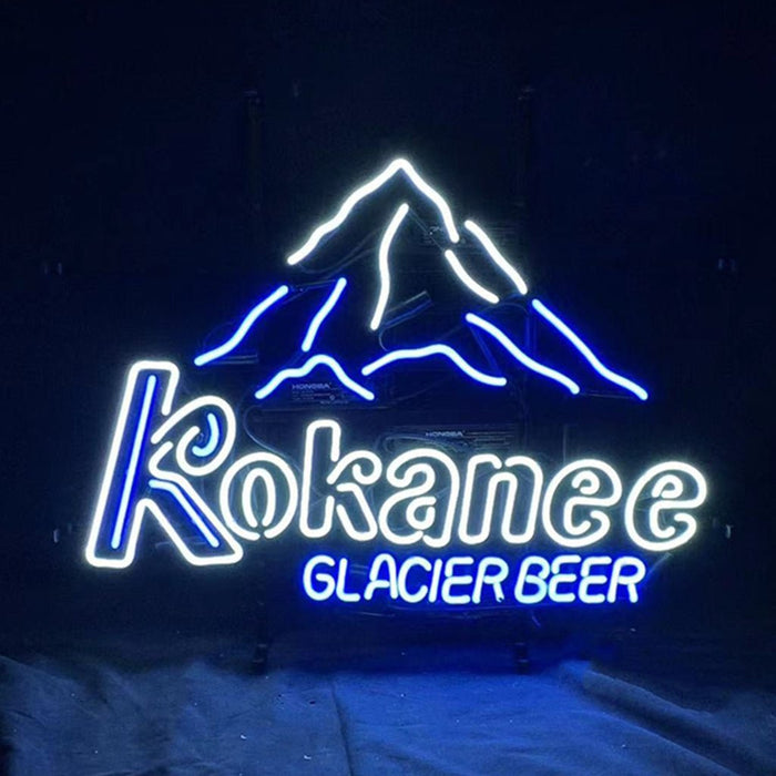 Kokanee Glacier Beer Snow Mountain Neon Light Sign - Club Rehab