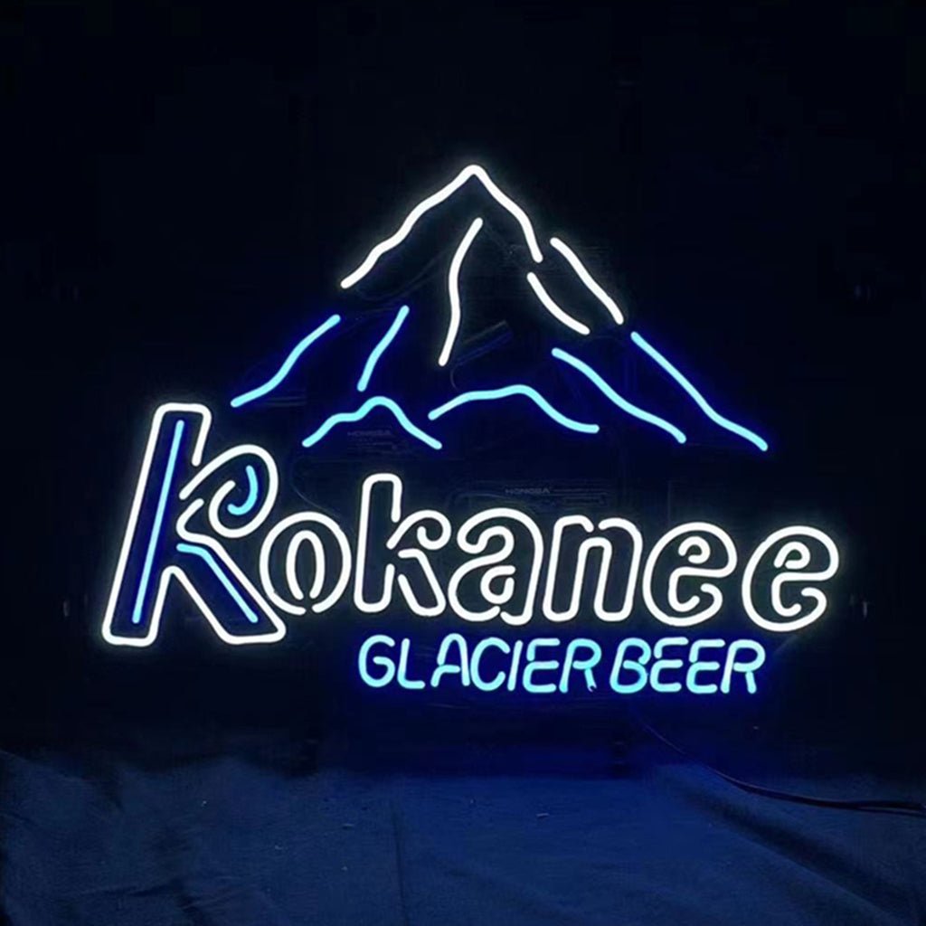 Kokanee Glacier Beer Snow Mountain Neon Light Sign - Club Rehab