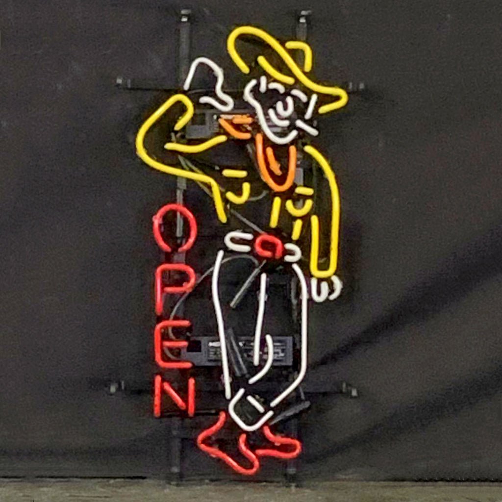 Las Vegas Cowboy Open Neon Signs - Club Rehab