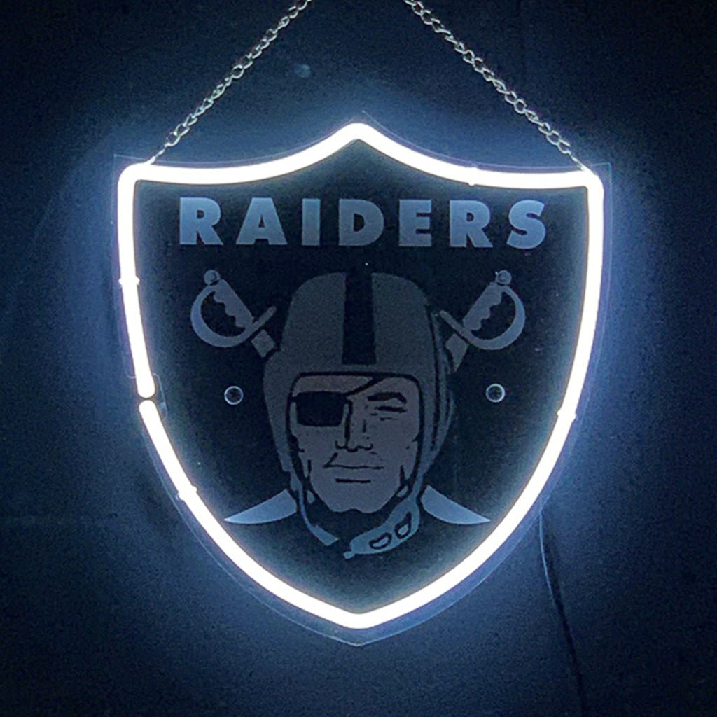 Las Vegas Raiders Acrylic Neon Signs - Club Rehab