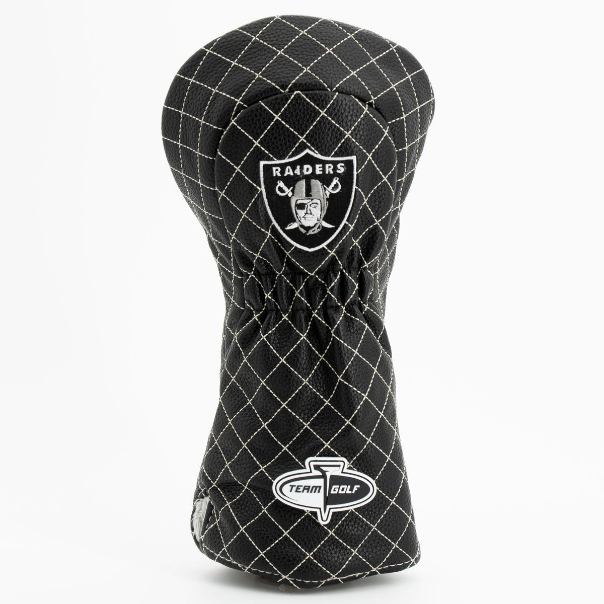 Las Vegas Raiders Solid Driver quilted headcover, back view