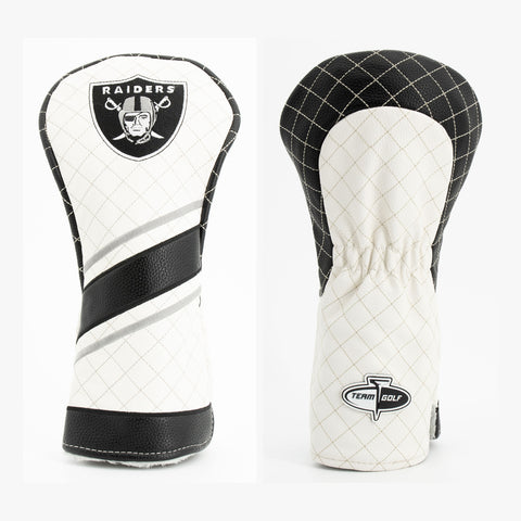 Las Vegas Raiders Striped Quilted Driver Headcover