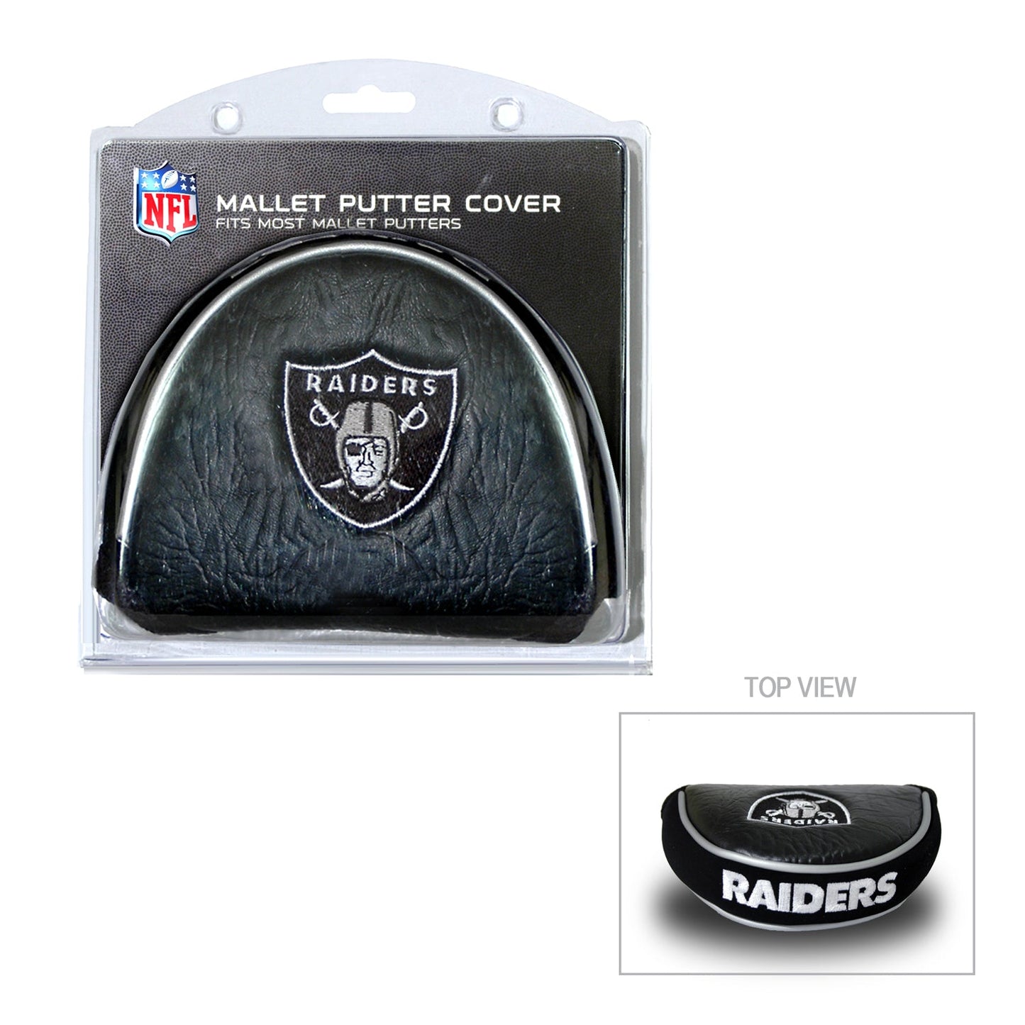 Las Vegas Raiders Vintage NFL Headcovers - Mallet Putter - Club Rehab