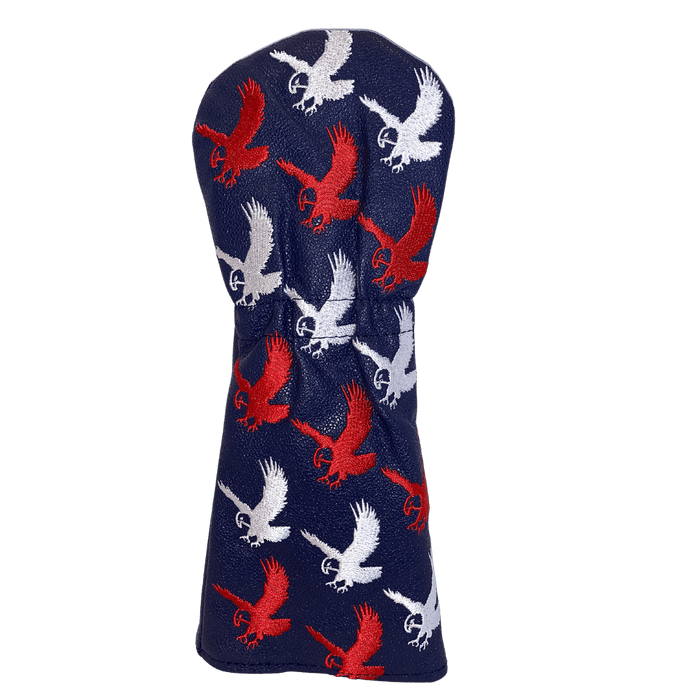 Leather Fairway Wood Headcover - Americana - Club Rehab
