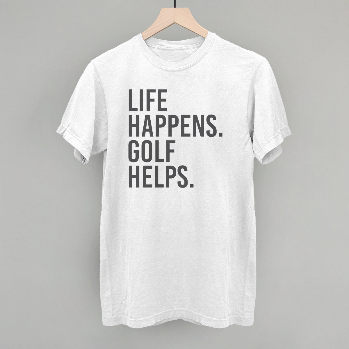 Life Happens Golf Helps, White version, alternate product view 6