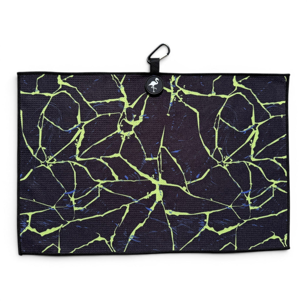 Lightning Strike Golf Towel | 24” x 16” Microfiber Towel | Magnetic Clip & Carabiner | Premium Golf Accessory - Club Rehab