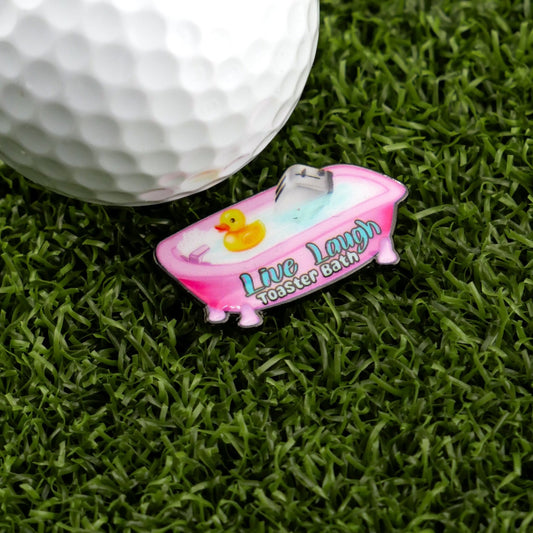 Live Laugh Toaster Bath Ball Marker - Club Rehab