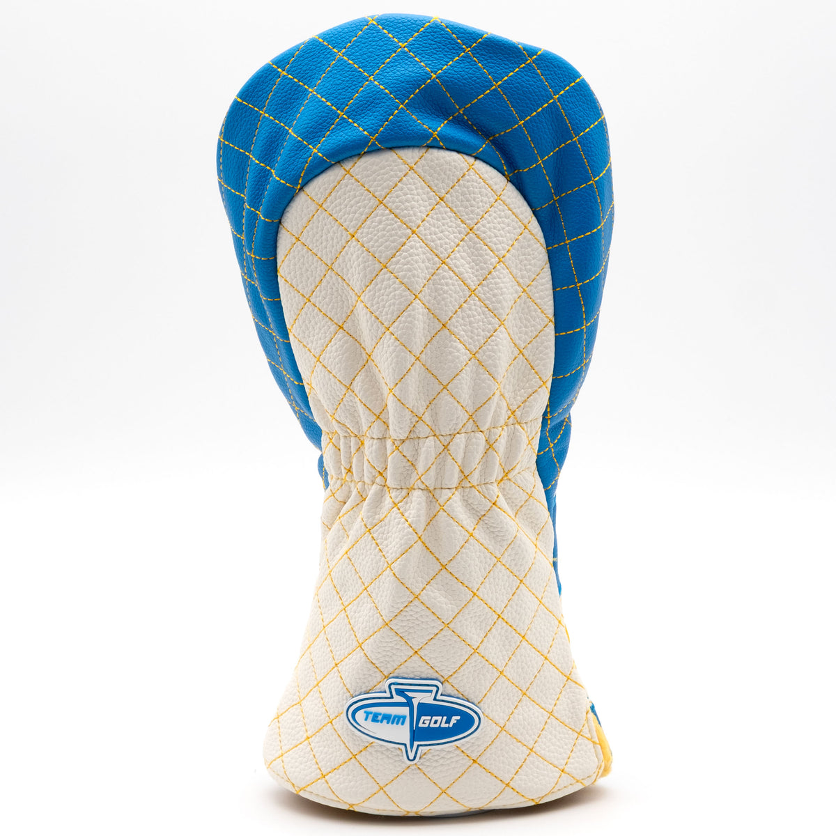 Los Angeles Chargers Striped Driver quilted headcover, back view