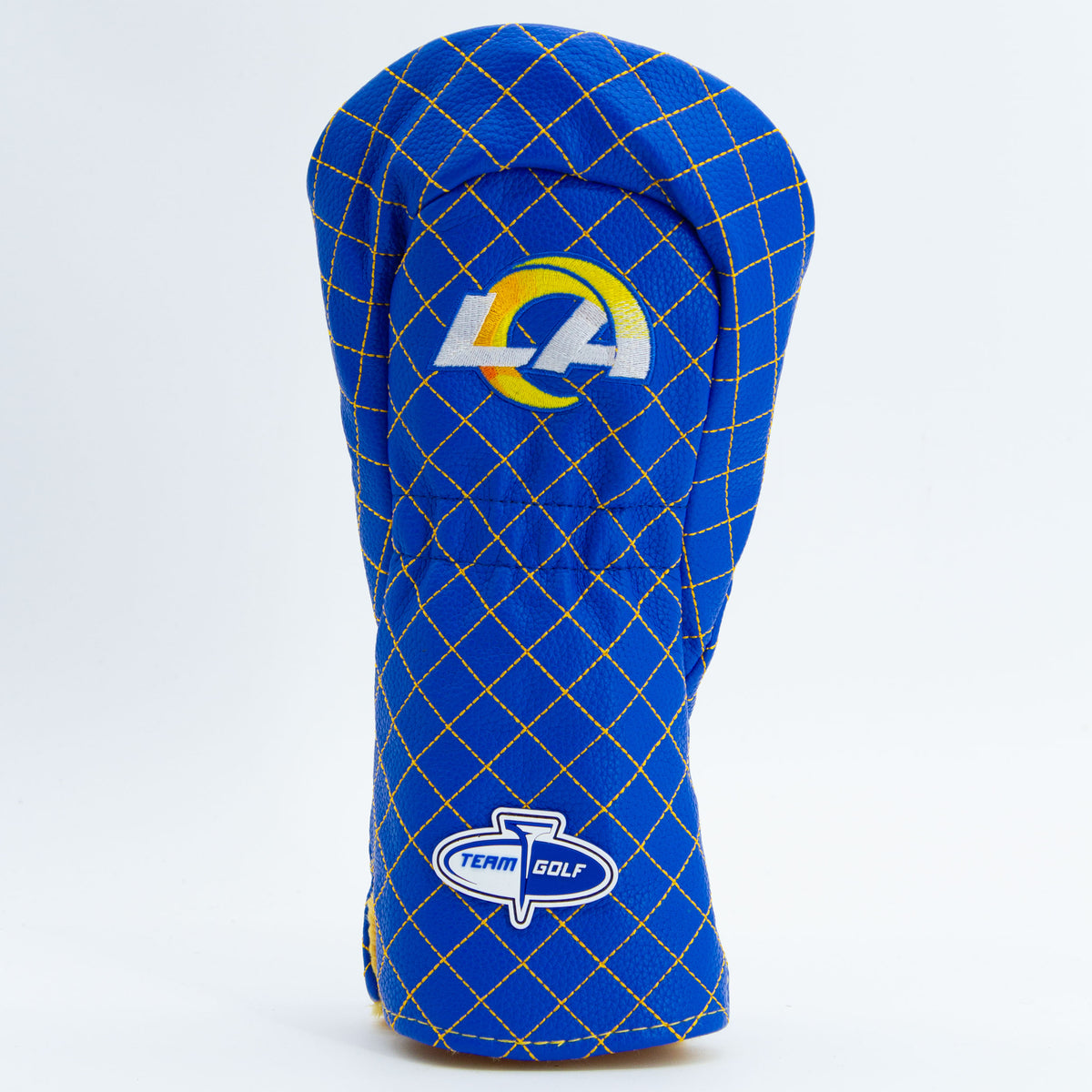 Los Angeles Rams Solid Driver quilted headcover, back view