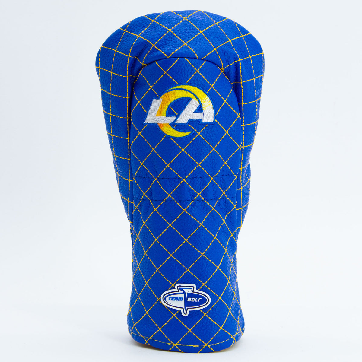 Los Angeles Rams Solid Fairway quilted headcover, back view