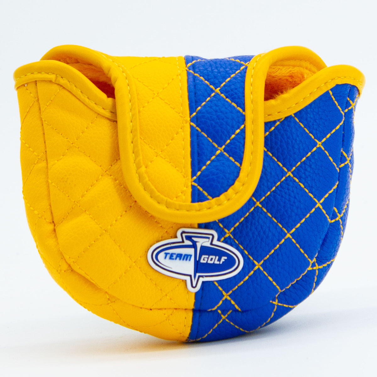 Los Angeles Rams Split Mallet Putter quilted headcover, back view