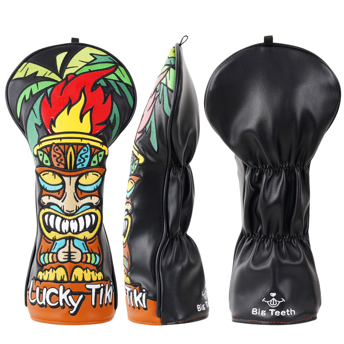 Lucky Tiki Headcover - Black - Club Rehab